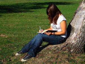 girl writing2